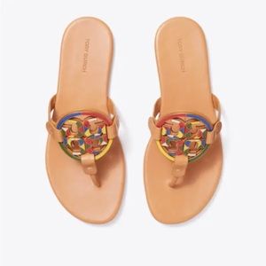 TORY BURCH Enamel Miller Soft
Color:
Multi / Natural Vachetta